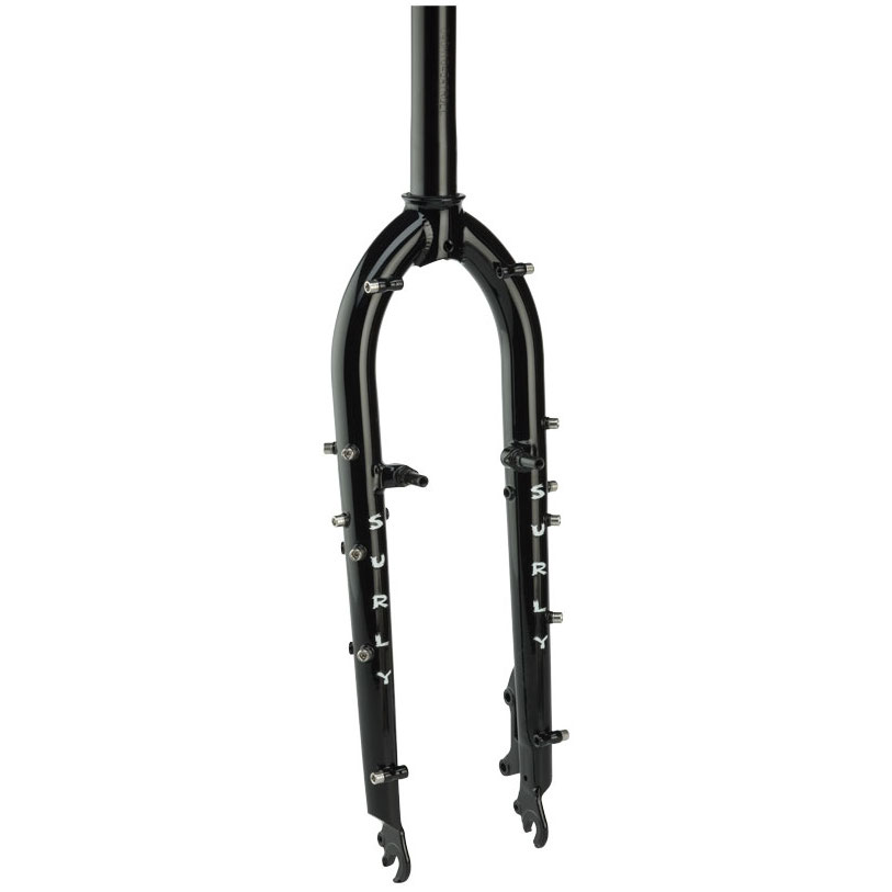 Picture of Surly Troll/Big Dummy - 26&quot; Rigid Fork - 43mm Offset - 1 1/8&quot; - Cantilever/Disk - QR - black