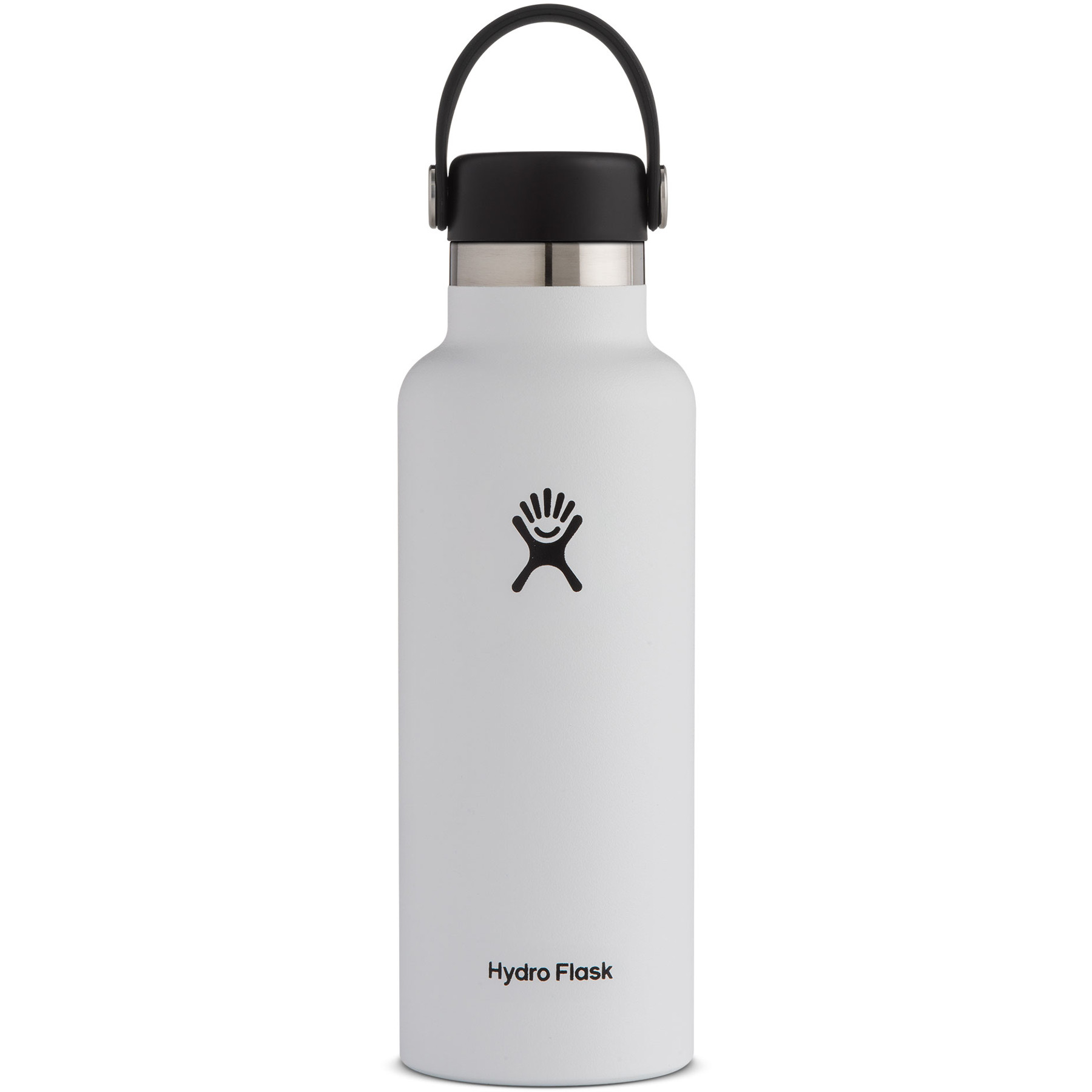 Picture of Hydro Flask 18 oz Standard Mouth Insulated Bottle + Flex Cap - 532ml - White