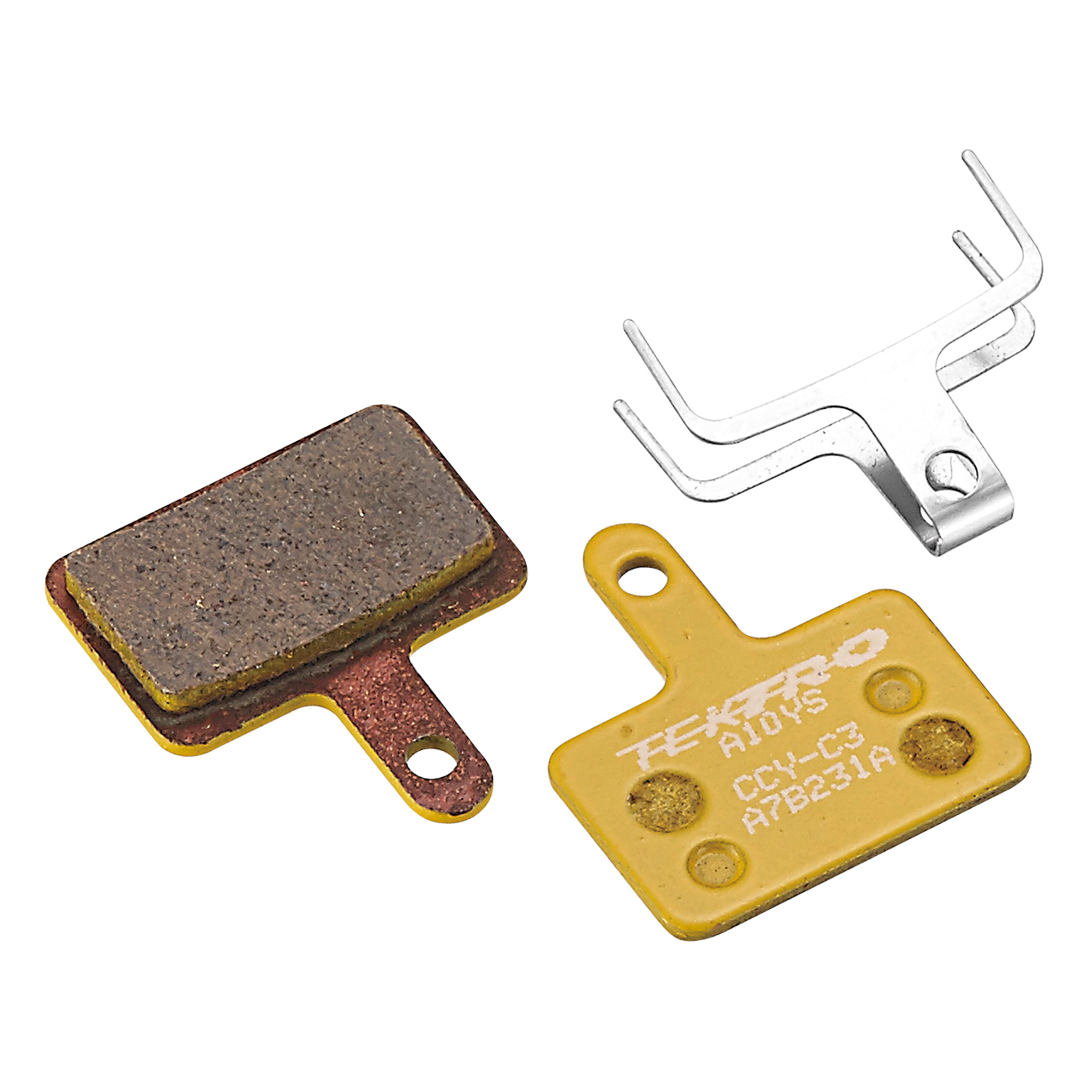 Image of Tektro Disc Brake Pads for HD-M735 - A10YS - metal/ceramic compound