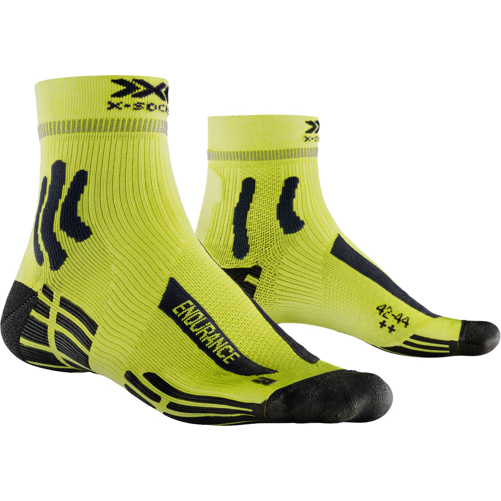 Productfoto van X-Socks Endurance 4.0 Hardloopsokken - fluo yellow/opal black