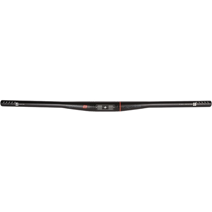 Руль Ergotec Flat Bar Ray 35 MTB - Уровень безопасности 6 - матово-черный