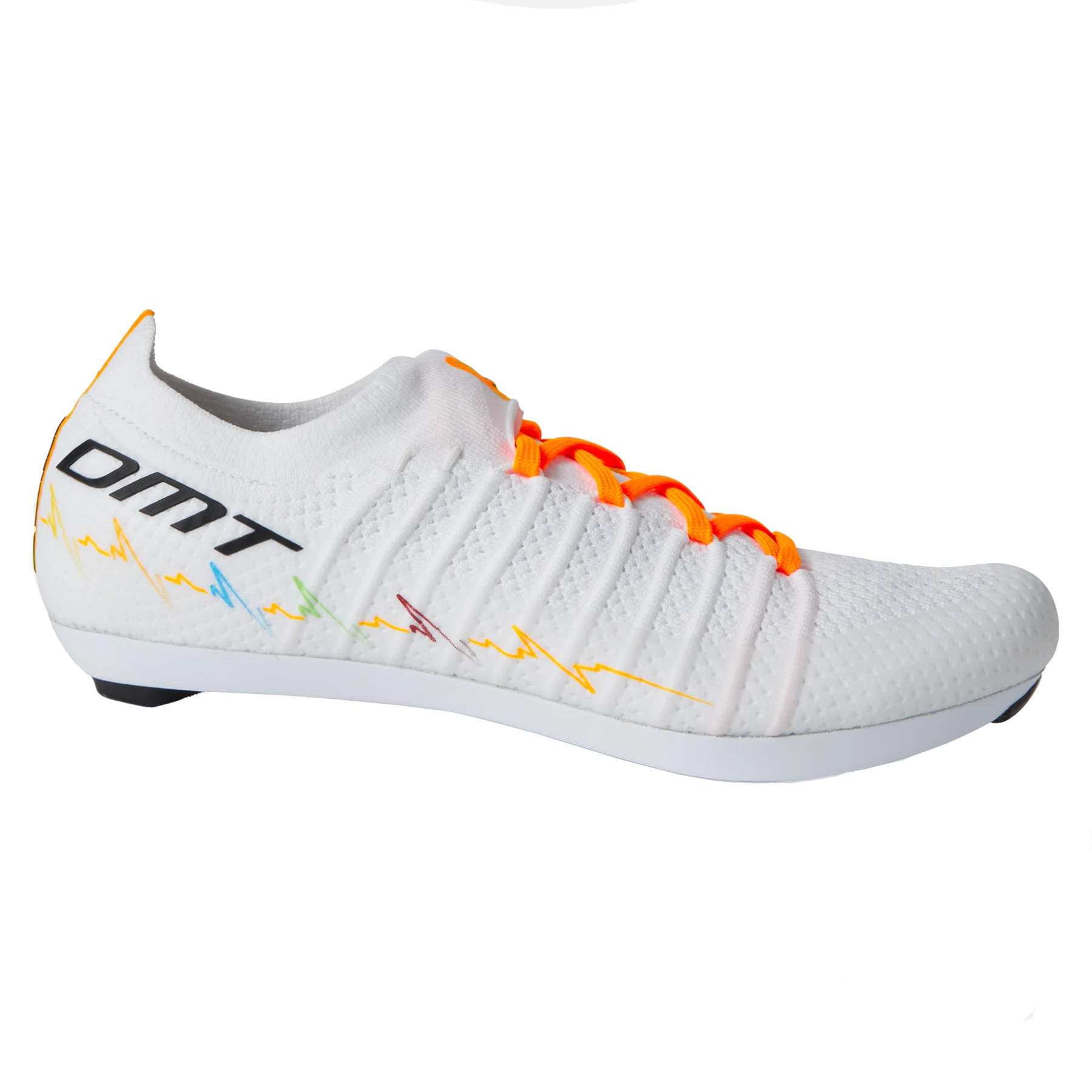 Productfoto van DMT KRSL Edition POGI´S Heart Beat Racefietsschoenen - wit/oranje