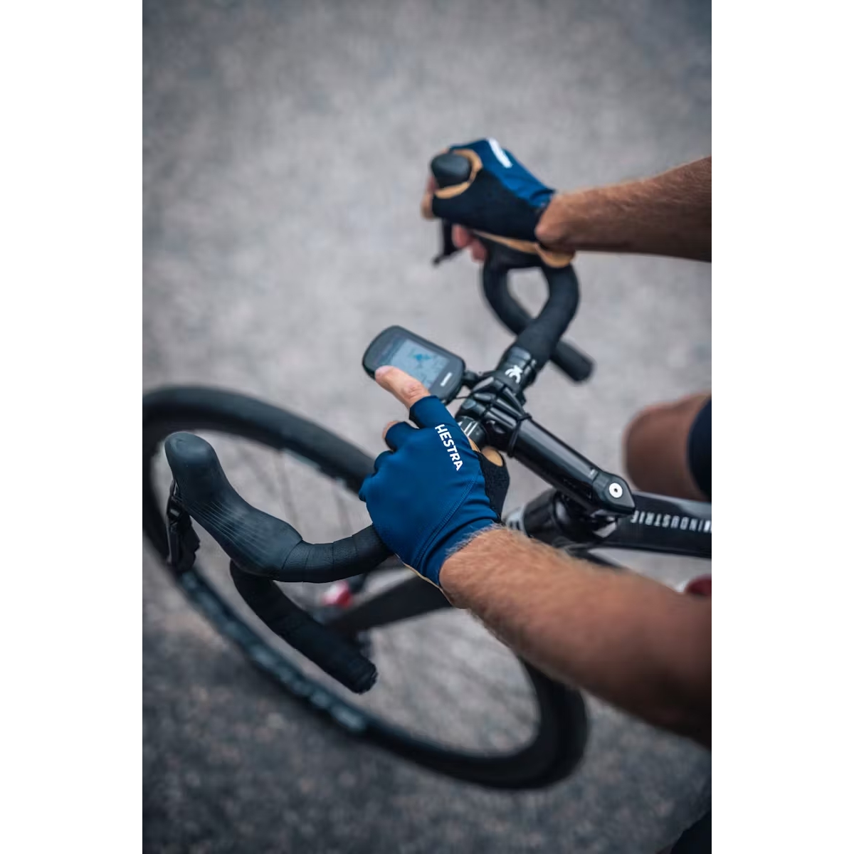 Spiro Short Guanti Uomo Grigio/Nero Taglia L - Unisex Per Ciclismo E MTB, Caldi E Antivento