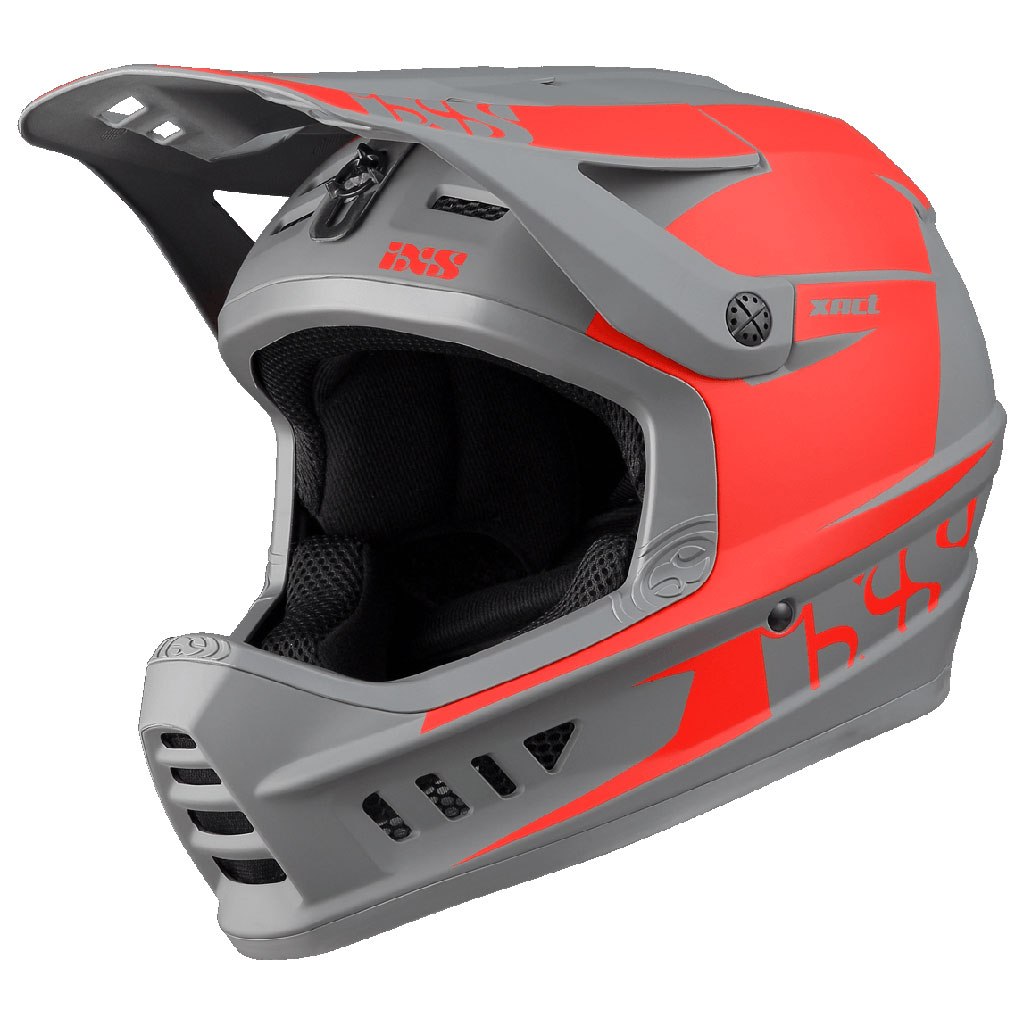 Picture of iXS Xact Evo Fullface Helmet - red/graphite