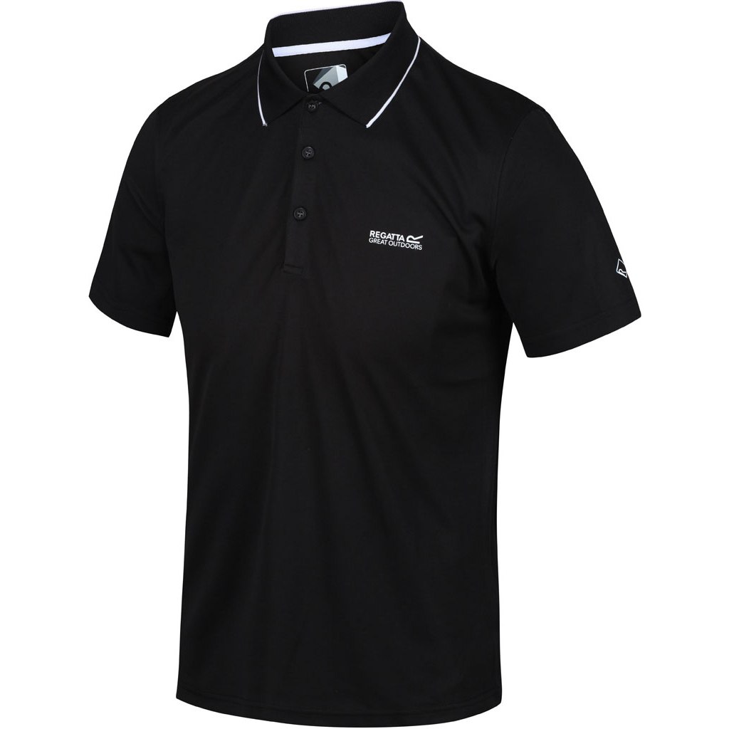 Produktbild von Regatta Maverik V Polo-Shirt Herren - Schwarz 800