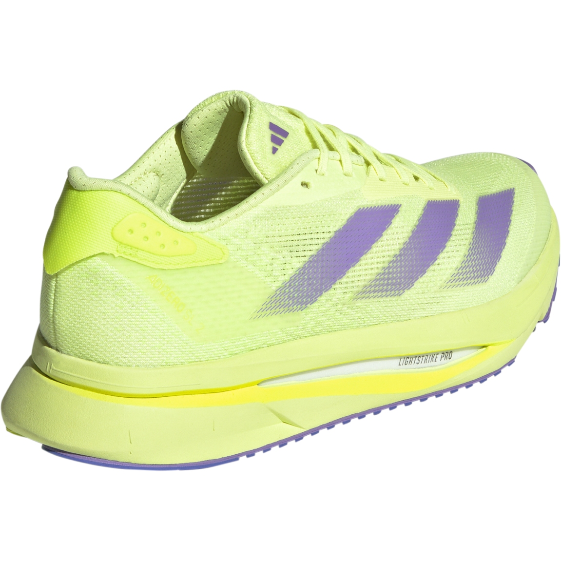 【adidas】ADIZERO SL2 ライトスパイク　メンズ　ネオンイエロー adidas】ADIZERO SL2 ライトスパイク メンズ ネオンイエロー