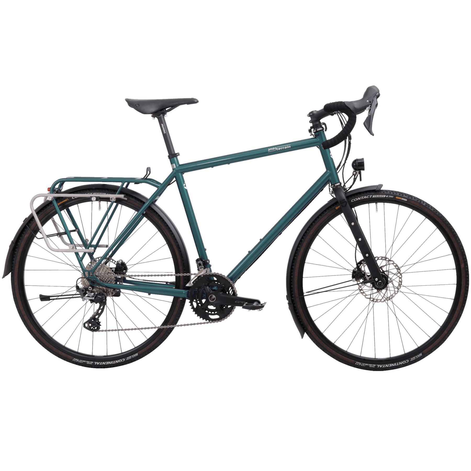 Productfoto van Tout Terrain BLUERIDGE GT Select 3.1 - Trekkingfiets - 2023 - blue green glossy