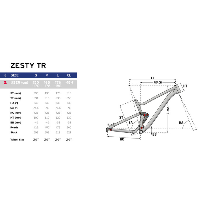 Lapierre Zesty TR 4.9 - 29" Mountainbike - 2022