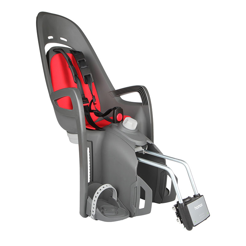 Image of Hamax Zenith Relax Bike Child Seat - grey/red