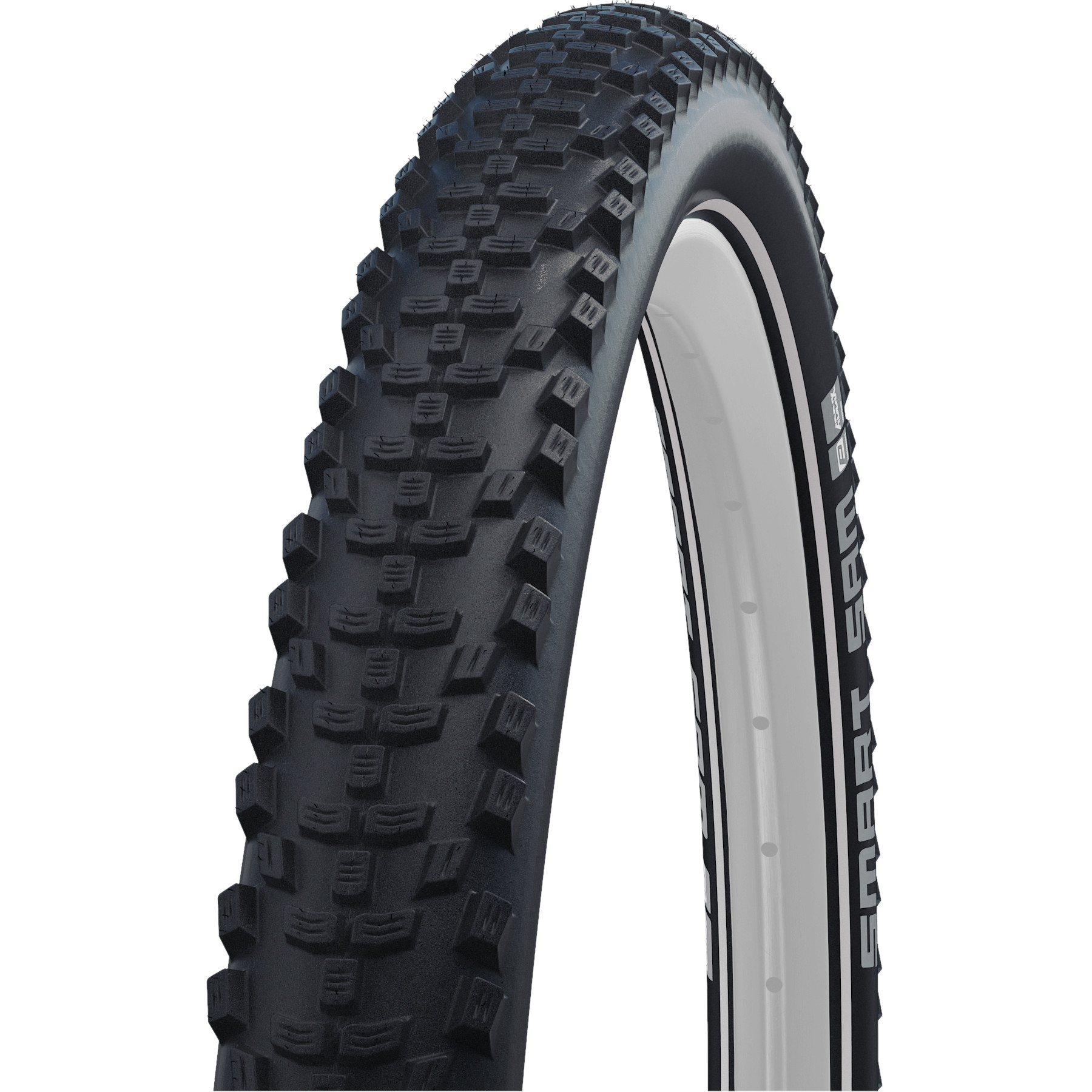 Foto de Schwalbe Cubierta Rigida - Smart Sam - Performance | Addix | E-25 - 28x1.65&quot; | Black Reflex