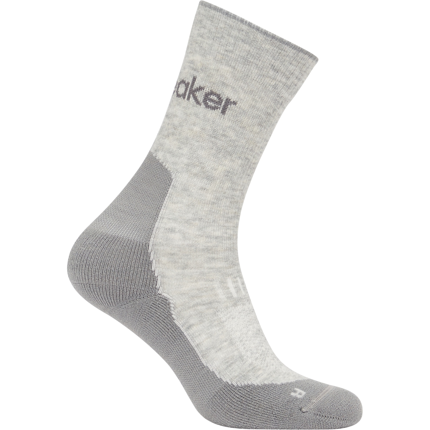 Produktbild von Icebreaker Merino Hike+ Light Socken Crew Damen - Blizzard Hthr/Alloy