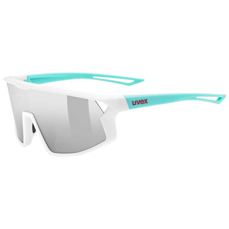 Produktbild von Uvex skyryse jr. Kinderbrille - white-green/mirror silver
