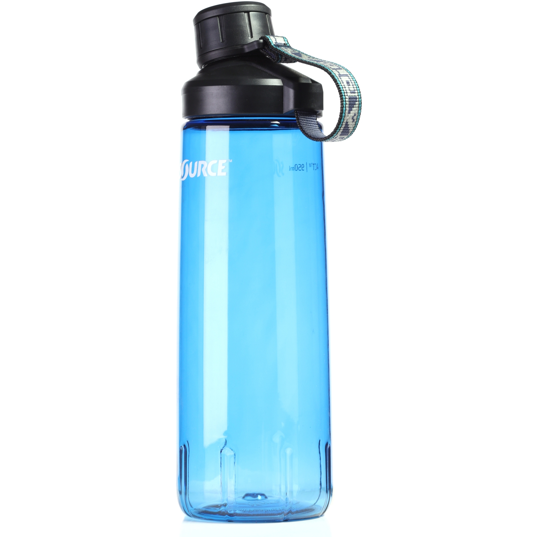 Produktbild von Source Act Tritan Clickseal Trinkflasche - 0.95L - bayou blue / strap greek