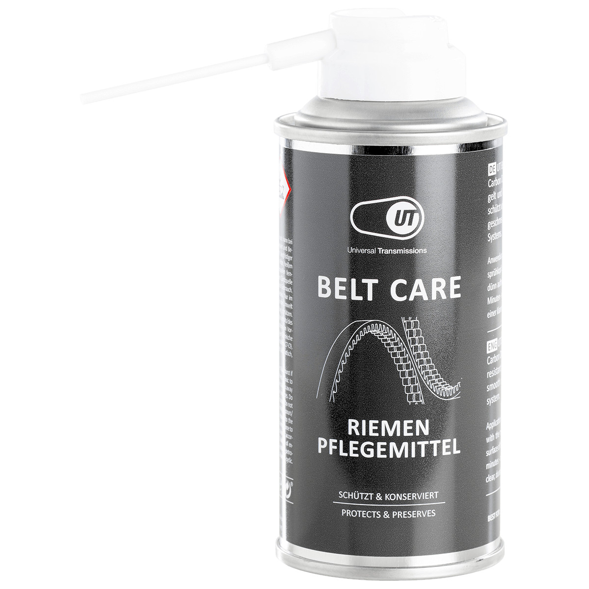 Productfoto van Gates Carbon Drive Riem Verzorgingsproduct - UT Belt Care | by Universal Transmissions - 150 ml