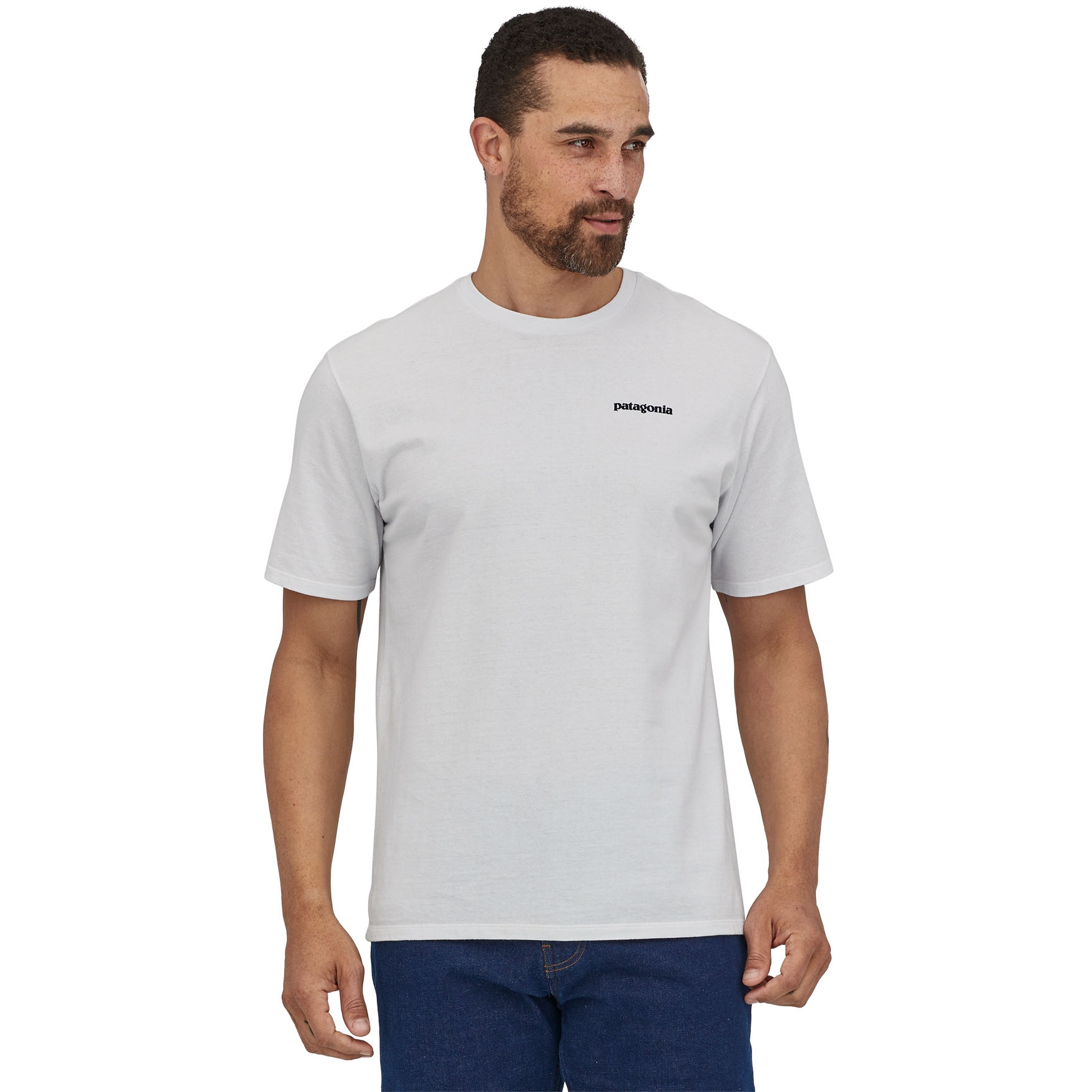Produktbild von Patagonia P6 Logo Responsibili-Tee T-Shirt Herren - Dark White