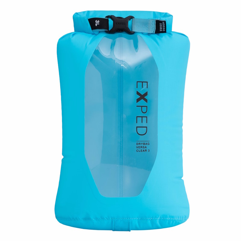 Produktbild von Exped Drybag Versa Clear Packsack - 3 L - cyan