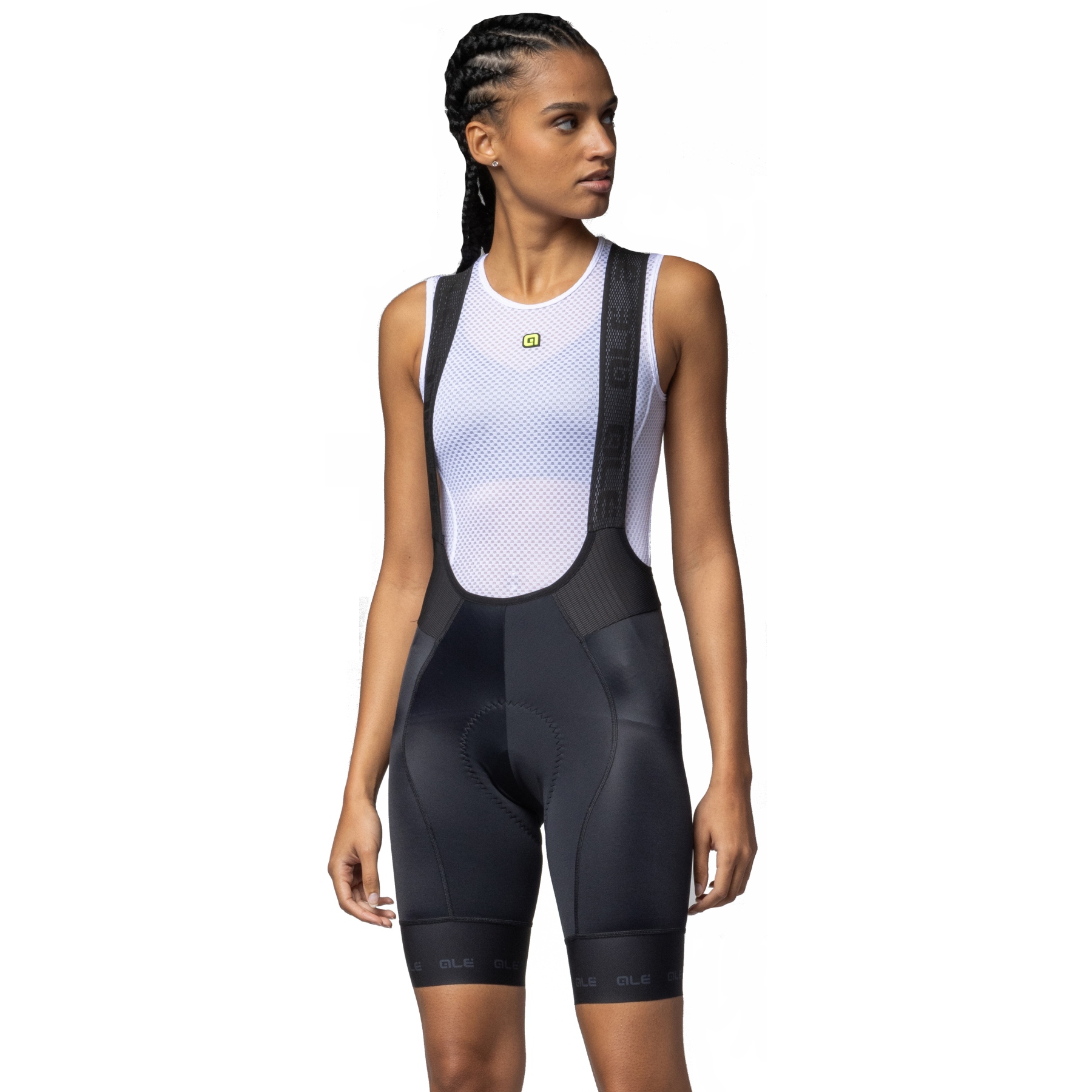 Productfoto van Alé PR-E Strada 2.0 Fietsshorts met bretels Dames - zwart