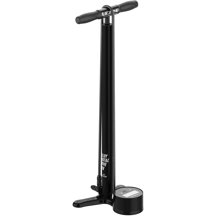 Picture of Lezyne Alloy HV Digital Drive Floor Pump - black glossy