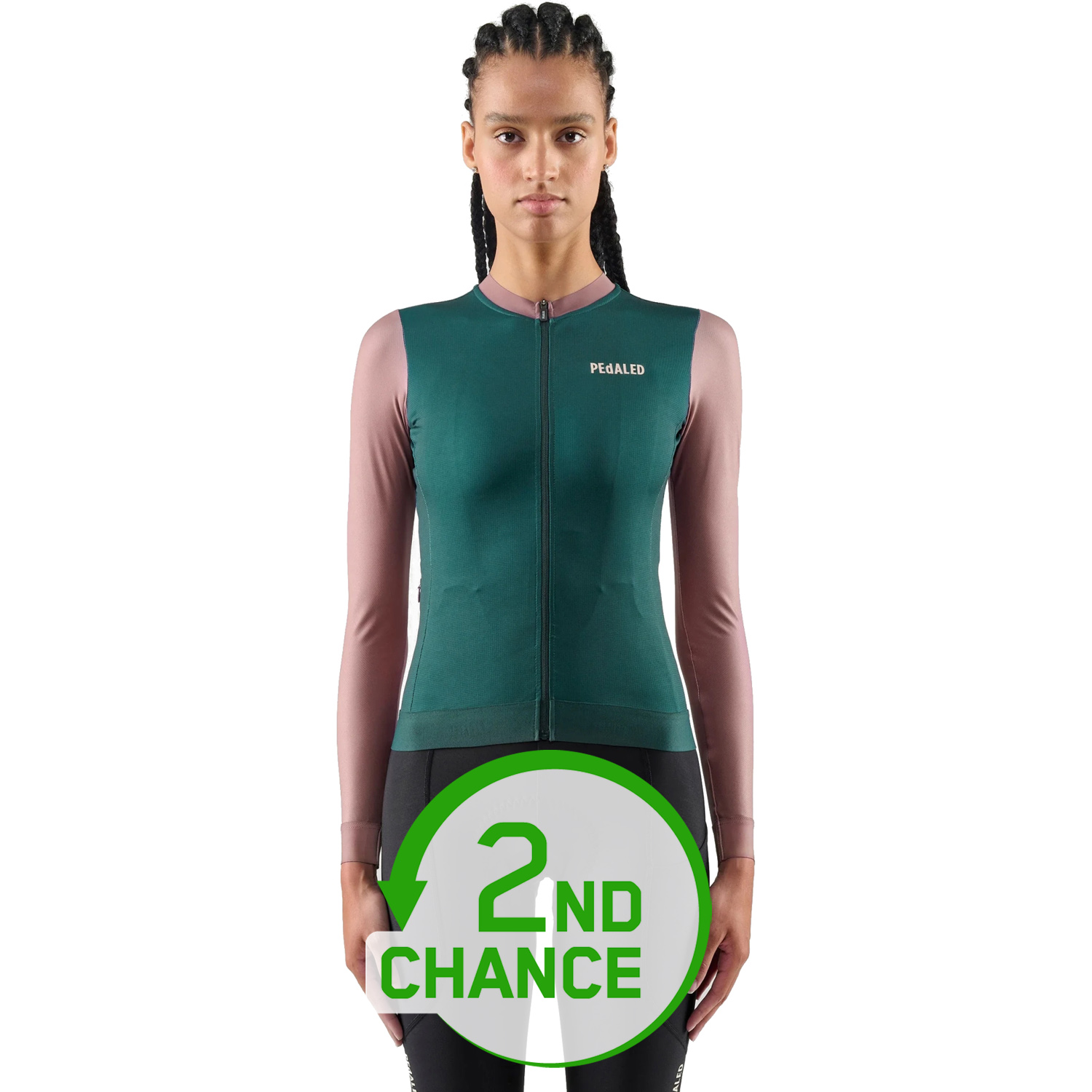 Produktbild von PEdALED E. Training Langarmtrikot Damen - Teal - B-Ware