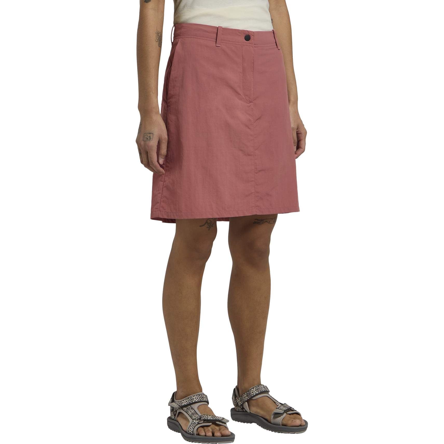 Productfoto van Jack Wolfskin Tihama Skort Dames - mineral red