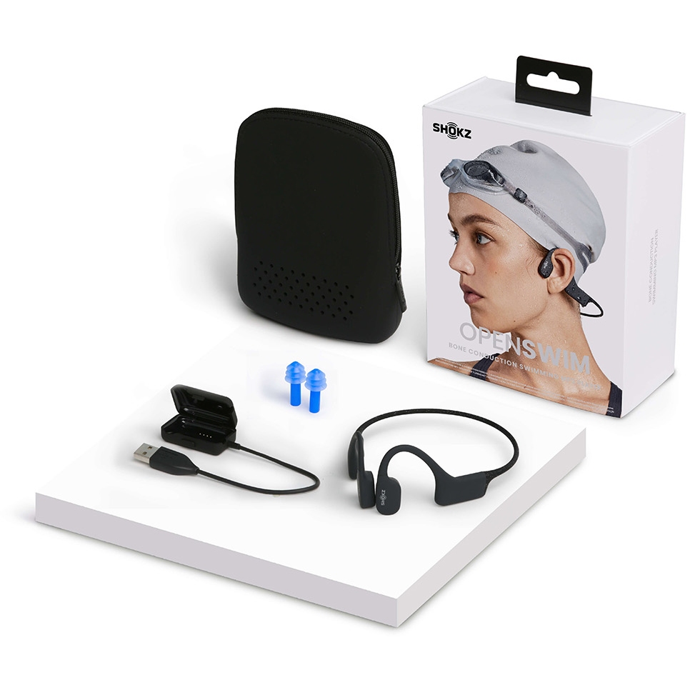 Shokz OpenSwim Waterproof Headphones - Black Diamond | BIKE24