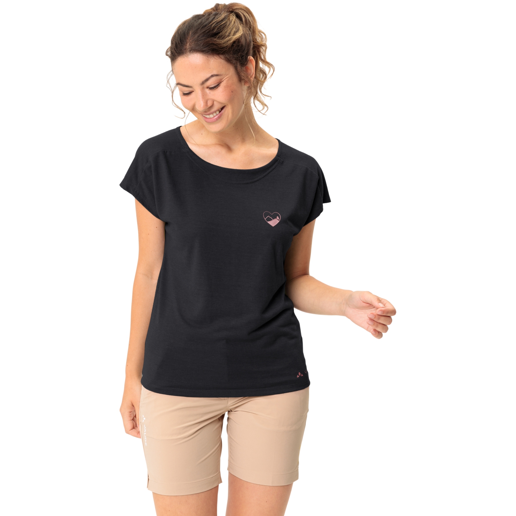 Produktbild von Vaude Neyland T-Shirt Damen - schwarz uni