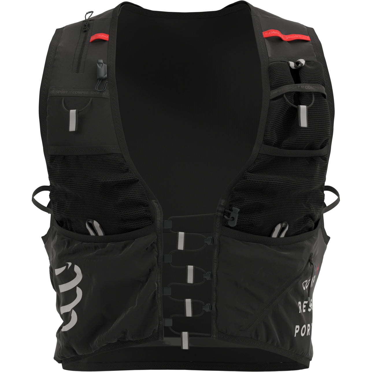 Picture of Compressport UltRun S Pack Evo 10L Hydration Backpack - black