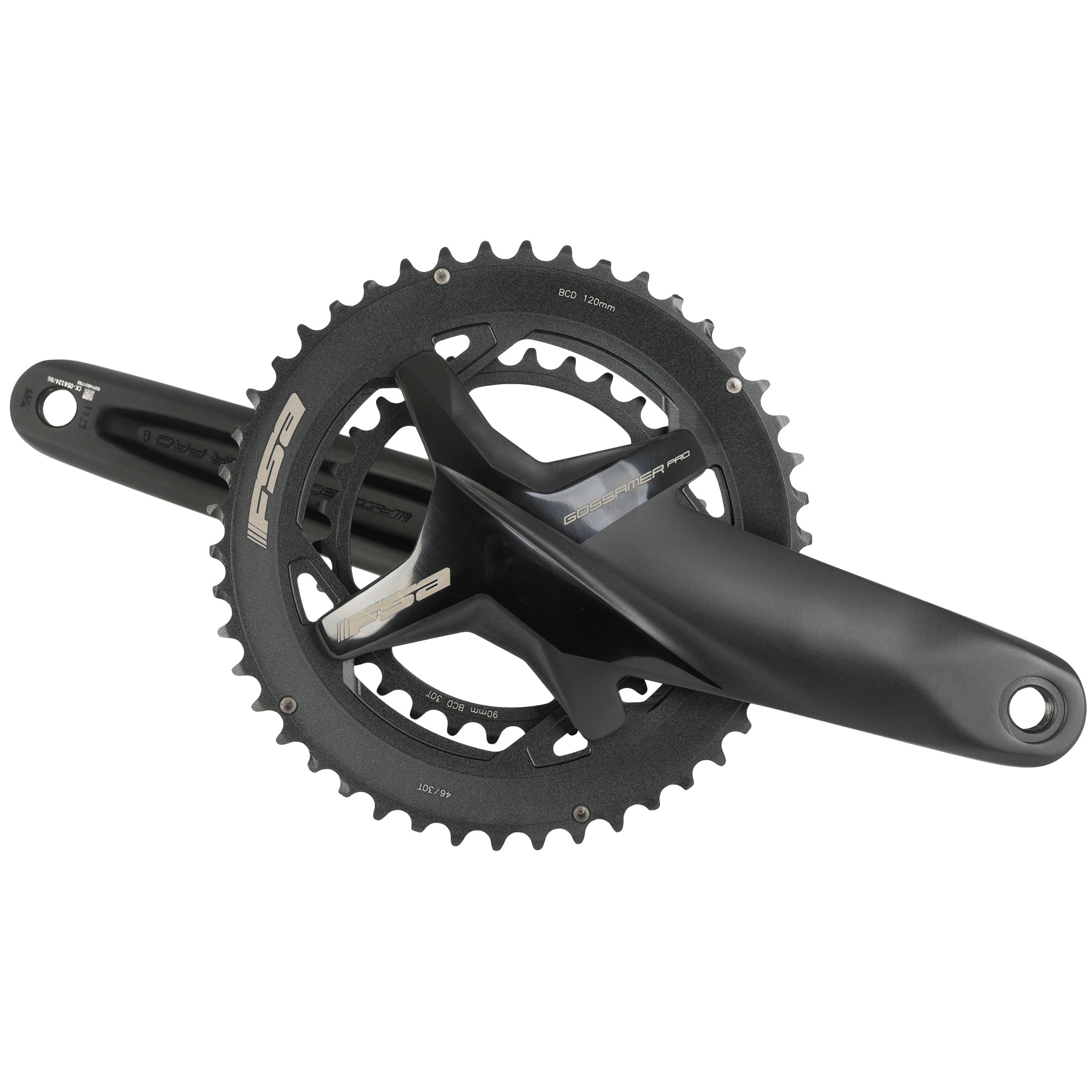 Photo produit de FSA Jeu de Manivelle - Gossamer Pro - Road/Gravel | BB386EVO | 10/11 Vitesses - 46/30 Dents