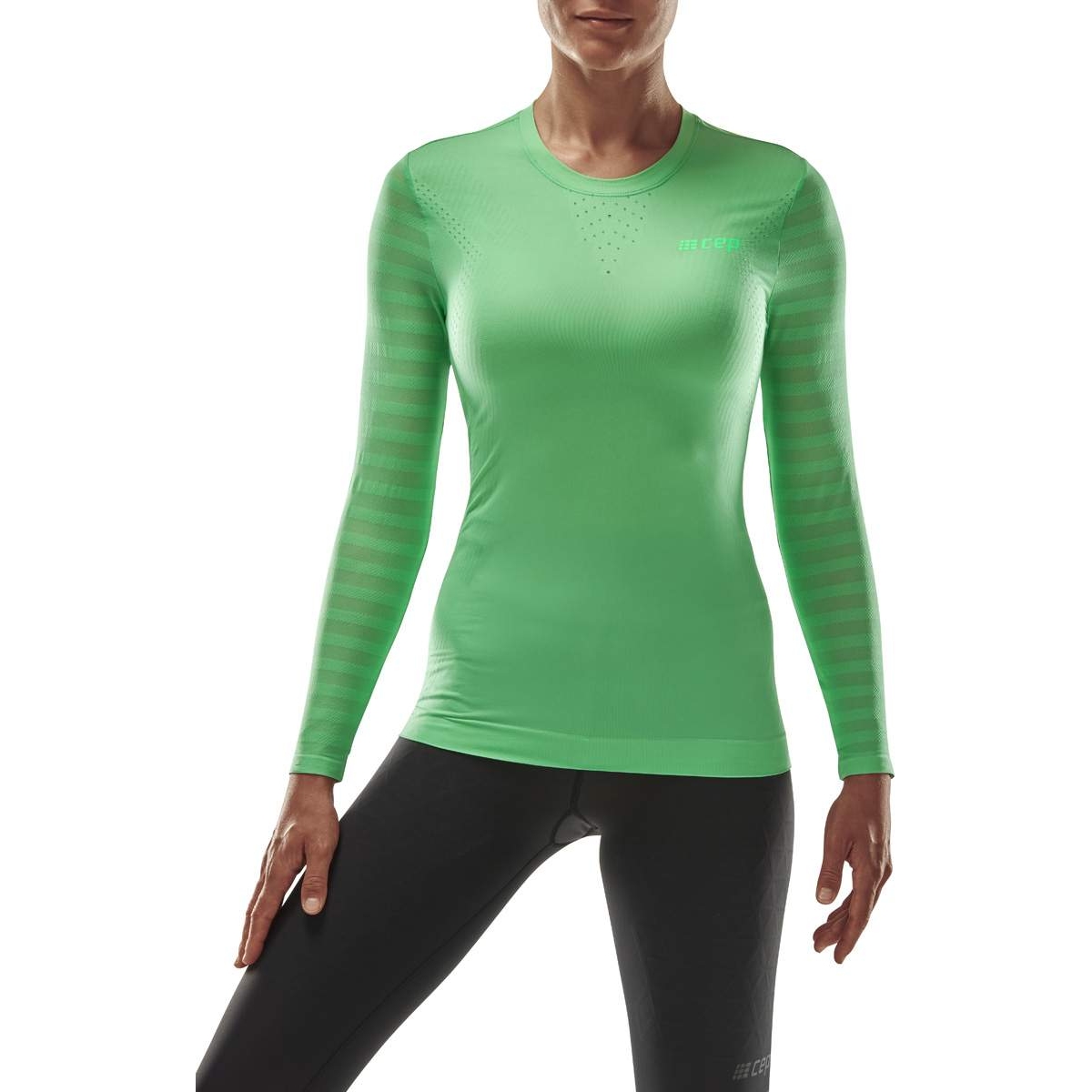 Picture of CEP Run Ultralight Longsleeve Shirt Women - green
