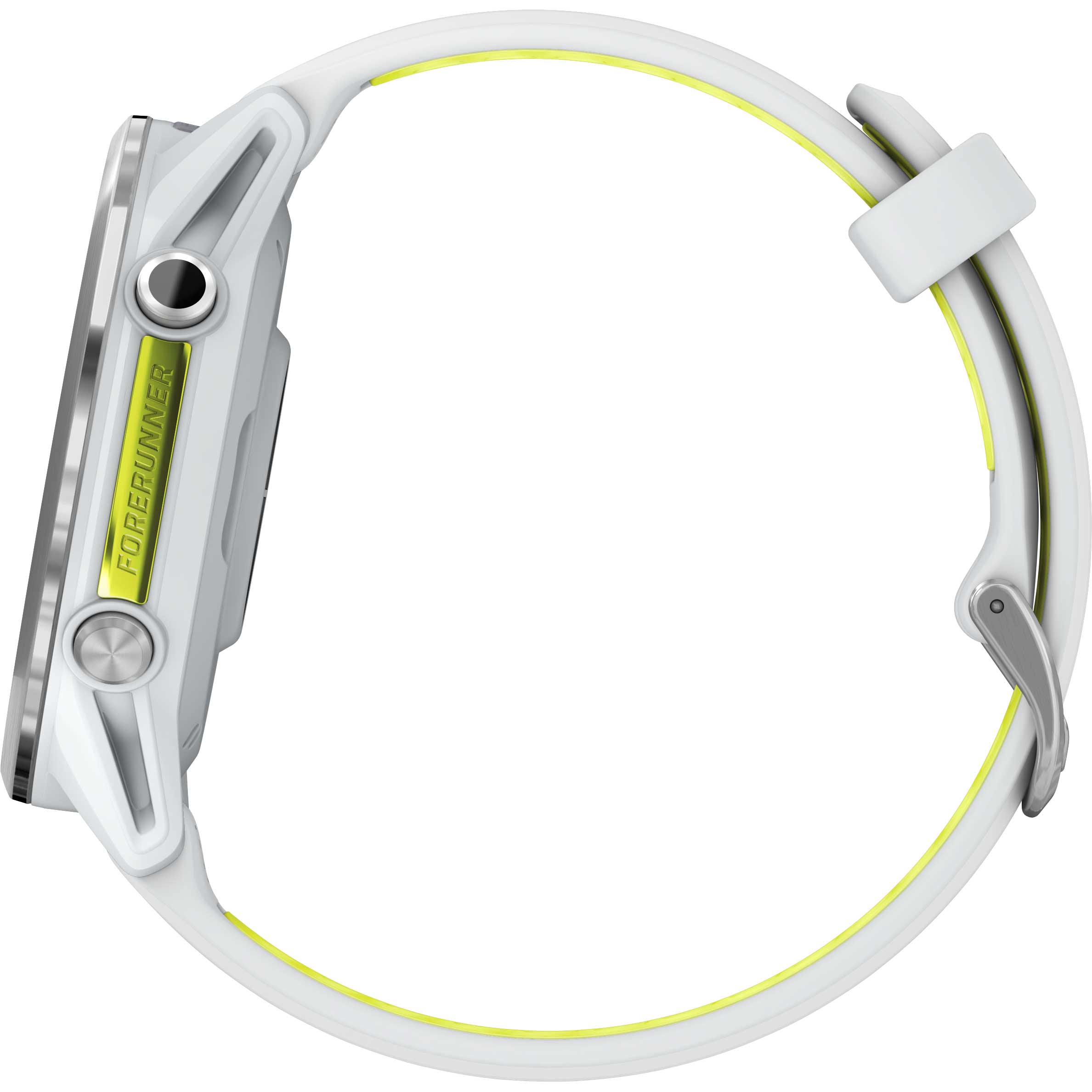 その他 GARMIN FORERUNNER 970 WHITE/Amp Yellow Relógio Garmin Forerunner 970 Titanium with Whitestone Case and