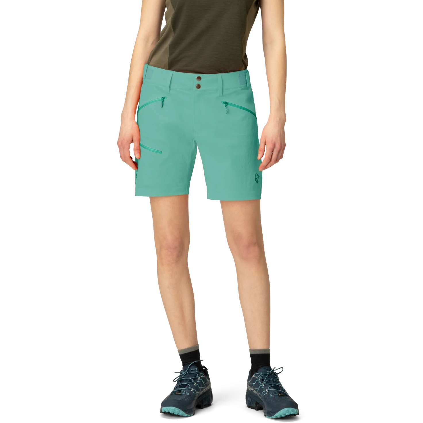 Produktbild von Norrona falketind flex1 Shorts Damen - Malachite Green