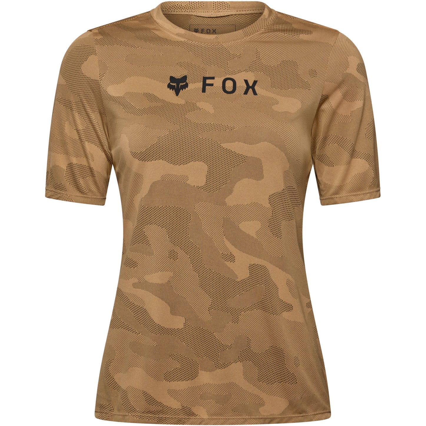 Женский трикотаж FOX Ranger TruDri с коротким рукавом из MTB-джерси - мускатно-коричневый