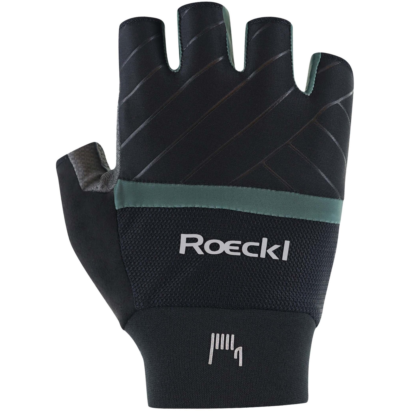 Produktbild von Roeckl Sports Bonau 2 Fahrradhandschuhe - black/duck green 9040