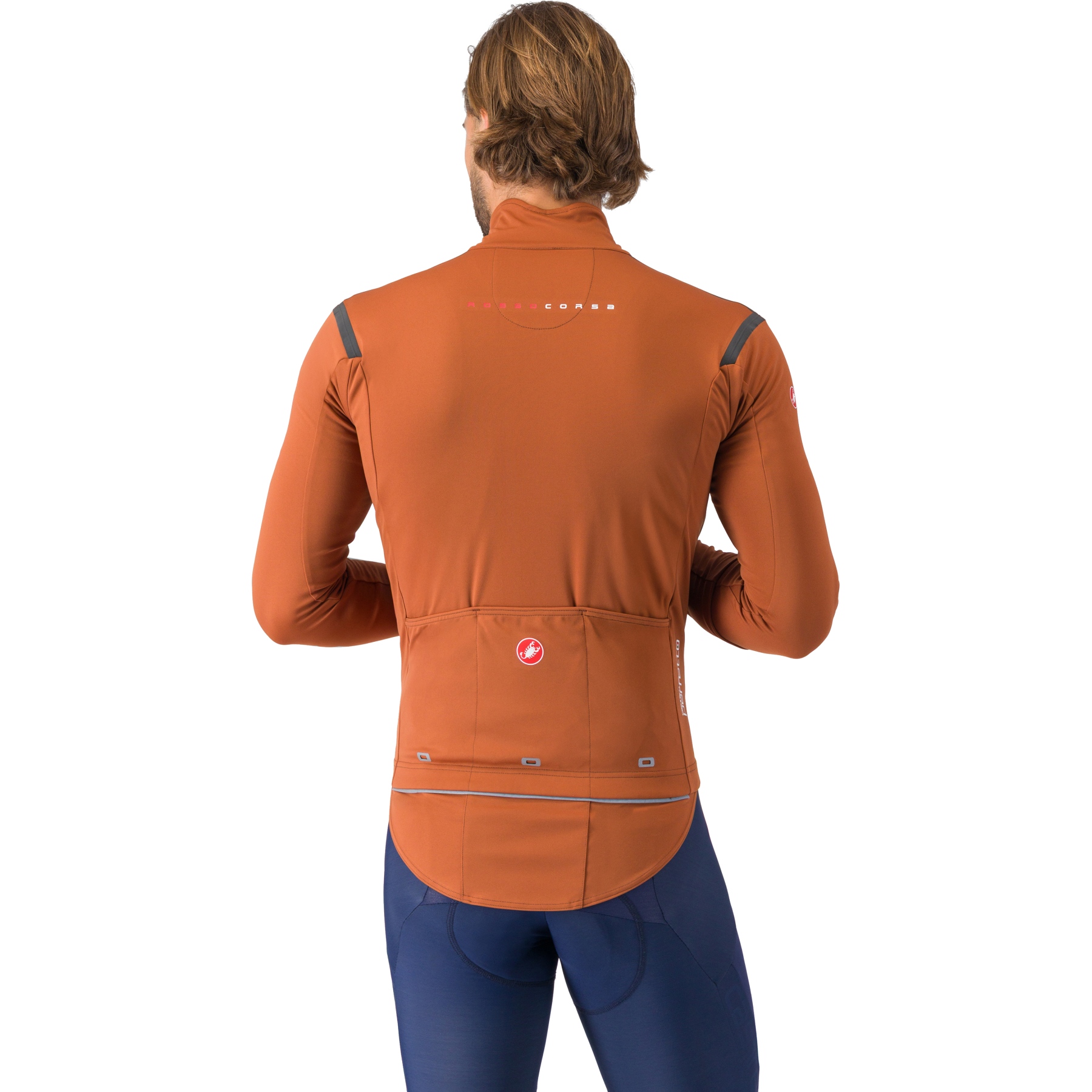 Castelli Perfetto RoS 3 Jacket Men - mocha/black reflex 245 | BIKE24