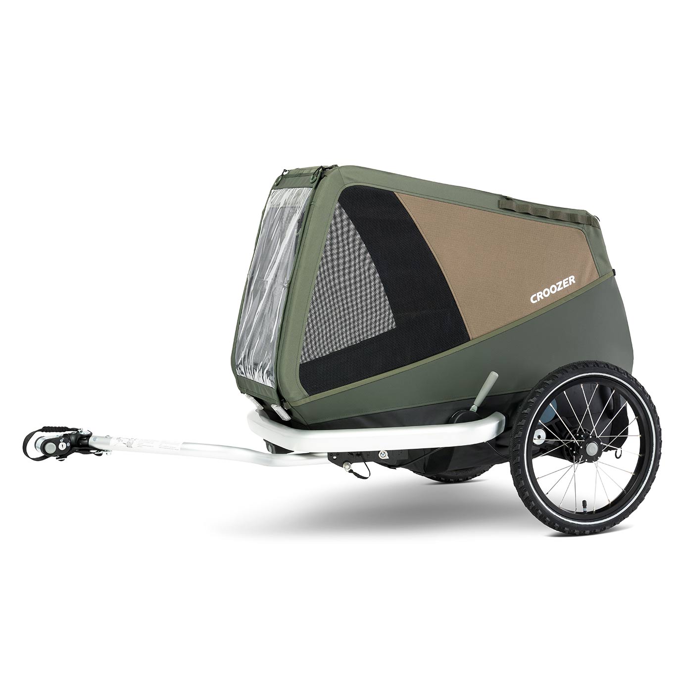 Picture of Croozer Dog Enna - Bike Trailer for Dogs - moss green