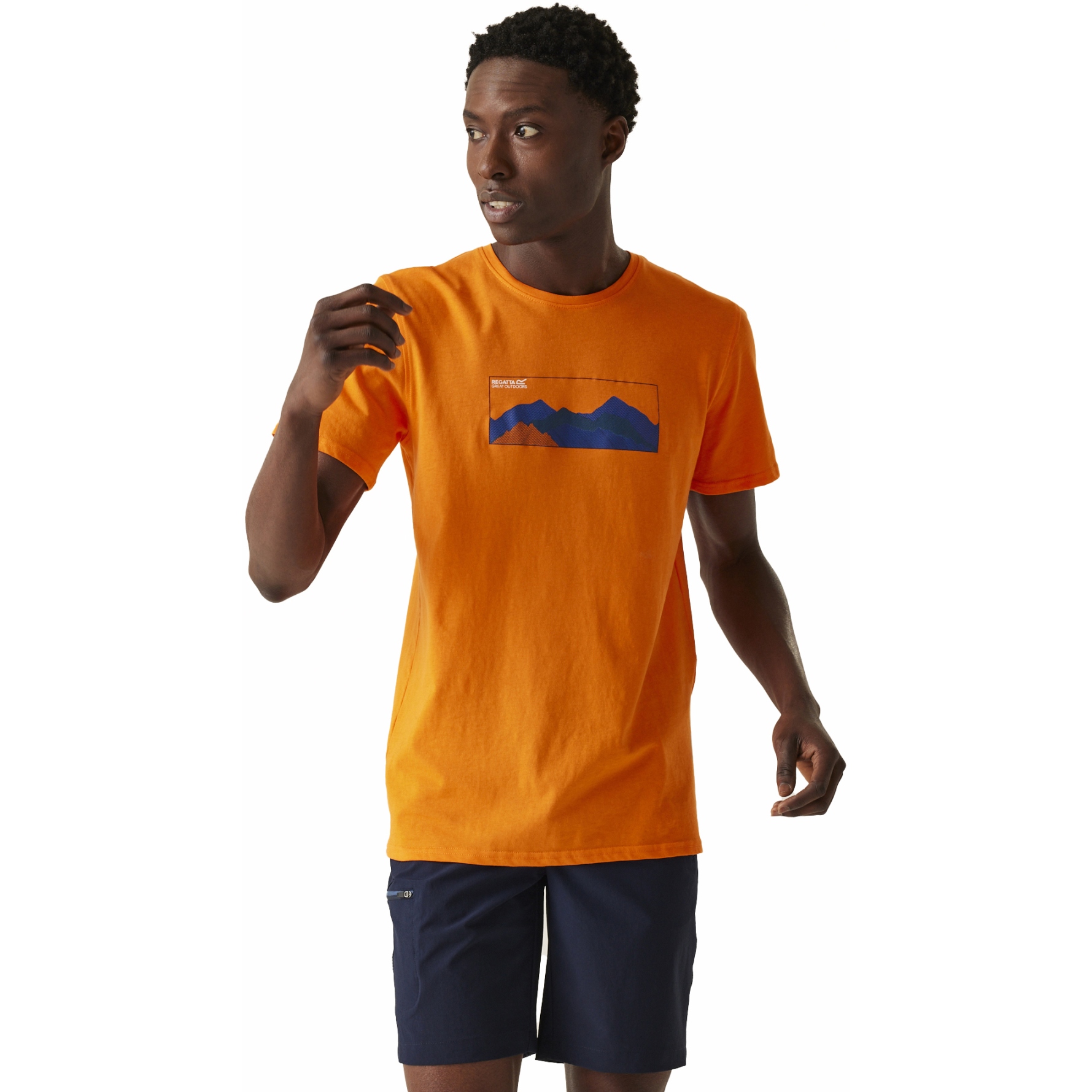 Produktbild von Regatta Breezed IV T-Shirt Herren - Persimmon 7JD