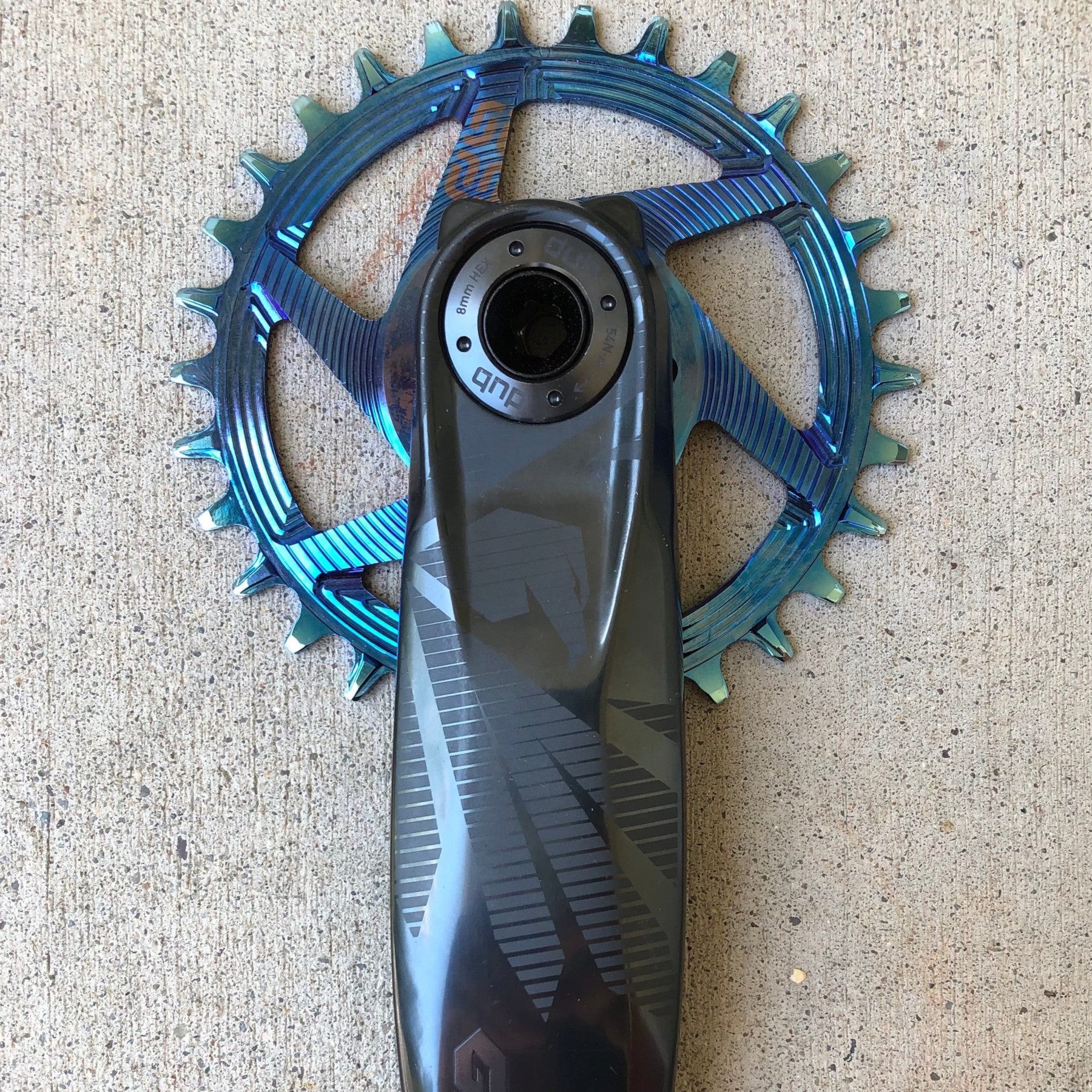 e*thirteen Helix R Direct Mount Chainring | SRAM 11/12-Speed | 3mm Offset -  intergalactic