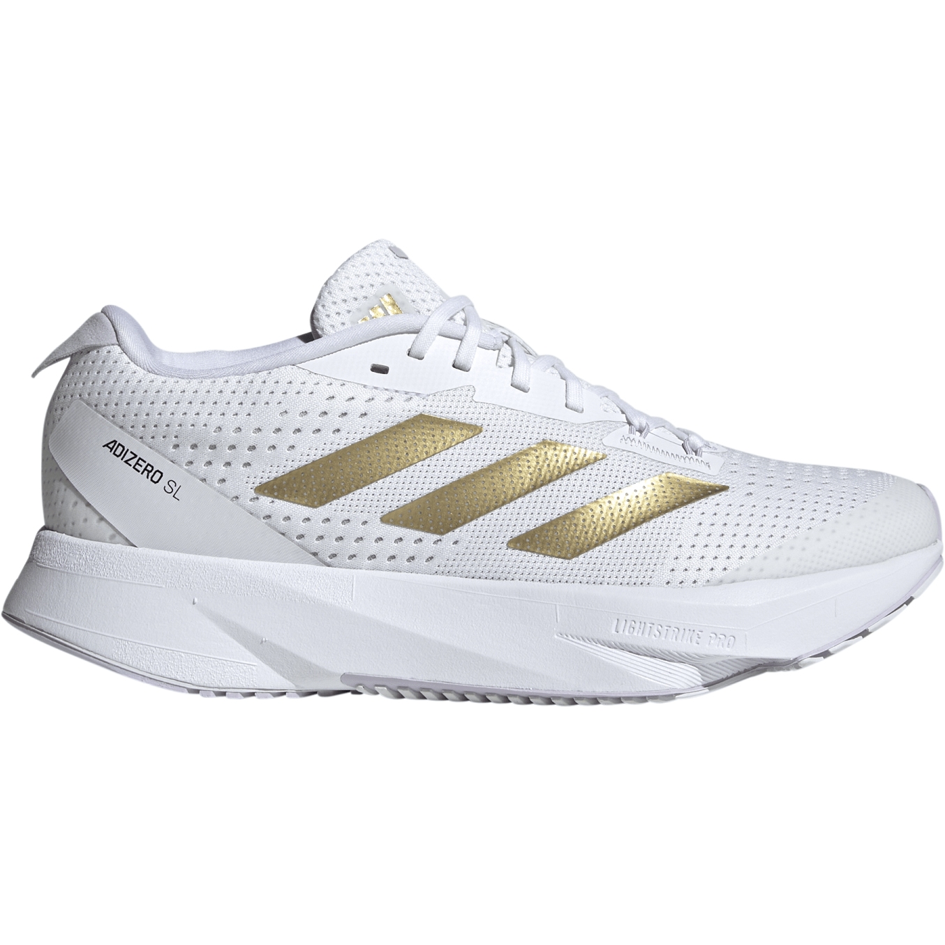 Productfoto van adidas Adizero Superlight Hardloopschoenen Dames - white/gold metal/dash grey ID6934