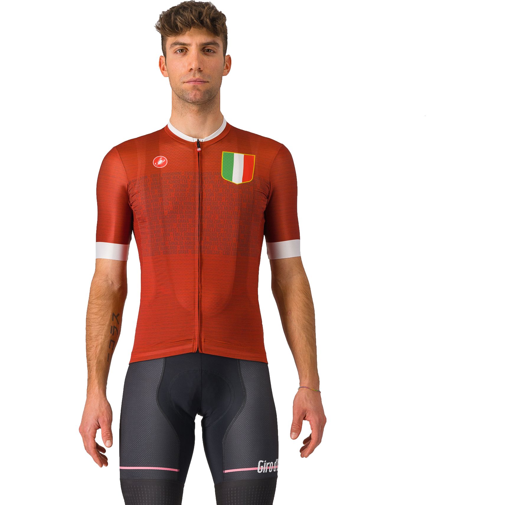 Picture of Castelli Giro d&#039;Italia #Giro Grande Toro 1949 Short Sleeve Jersey Men - amaranto 250