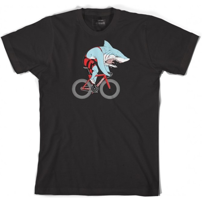 Picture of Cinelli Shark T-Shirt - black
