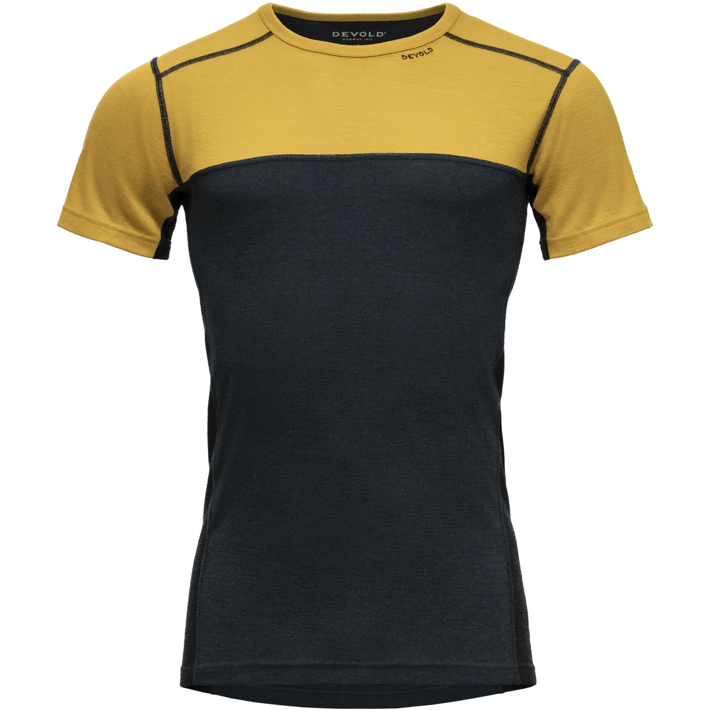 Produktbild von Devold Lauparen Merino 190 T-Shirt Herren - 058C Arrowwood/Ink/Black