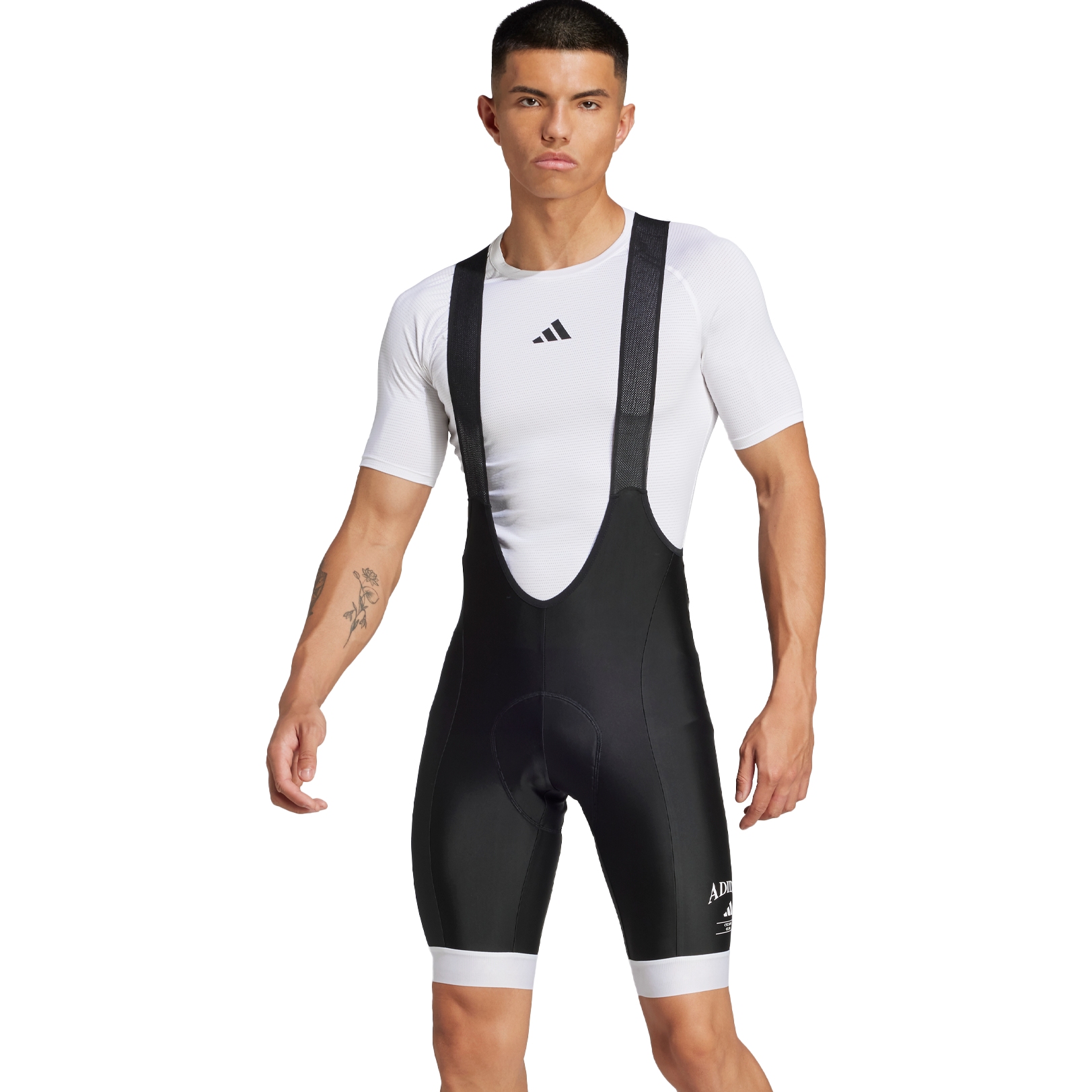 Picture of adidas Essential Legacy Bib Shorts Men - black/white JG3990