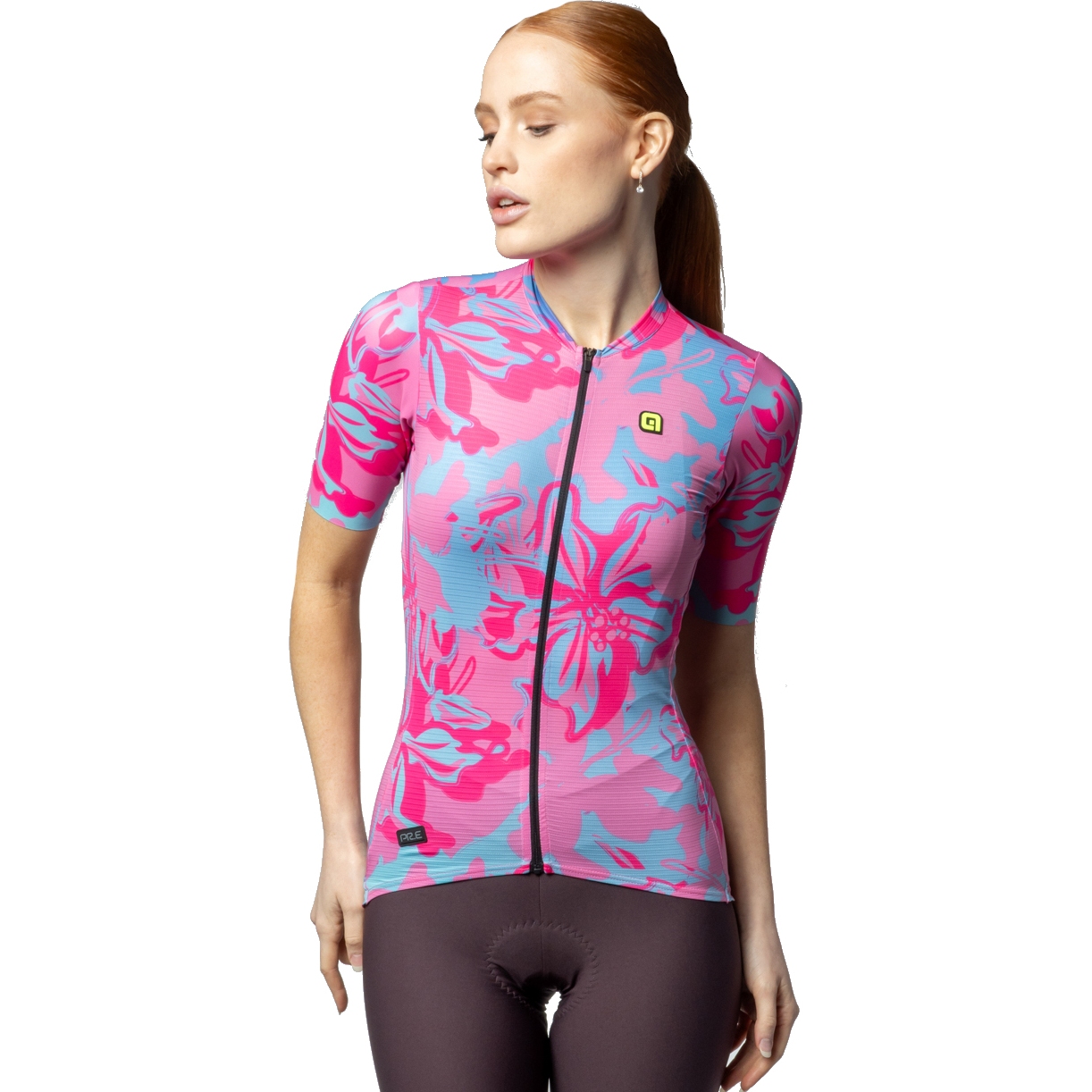 Picture of Alé PR-E Honolulu Short Sleeve Jersey Women - pink