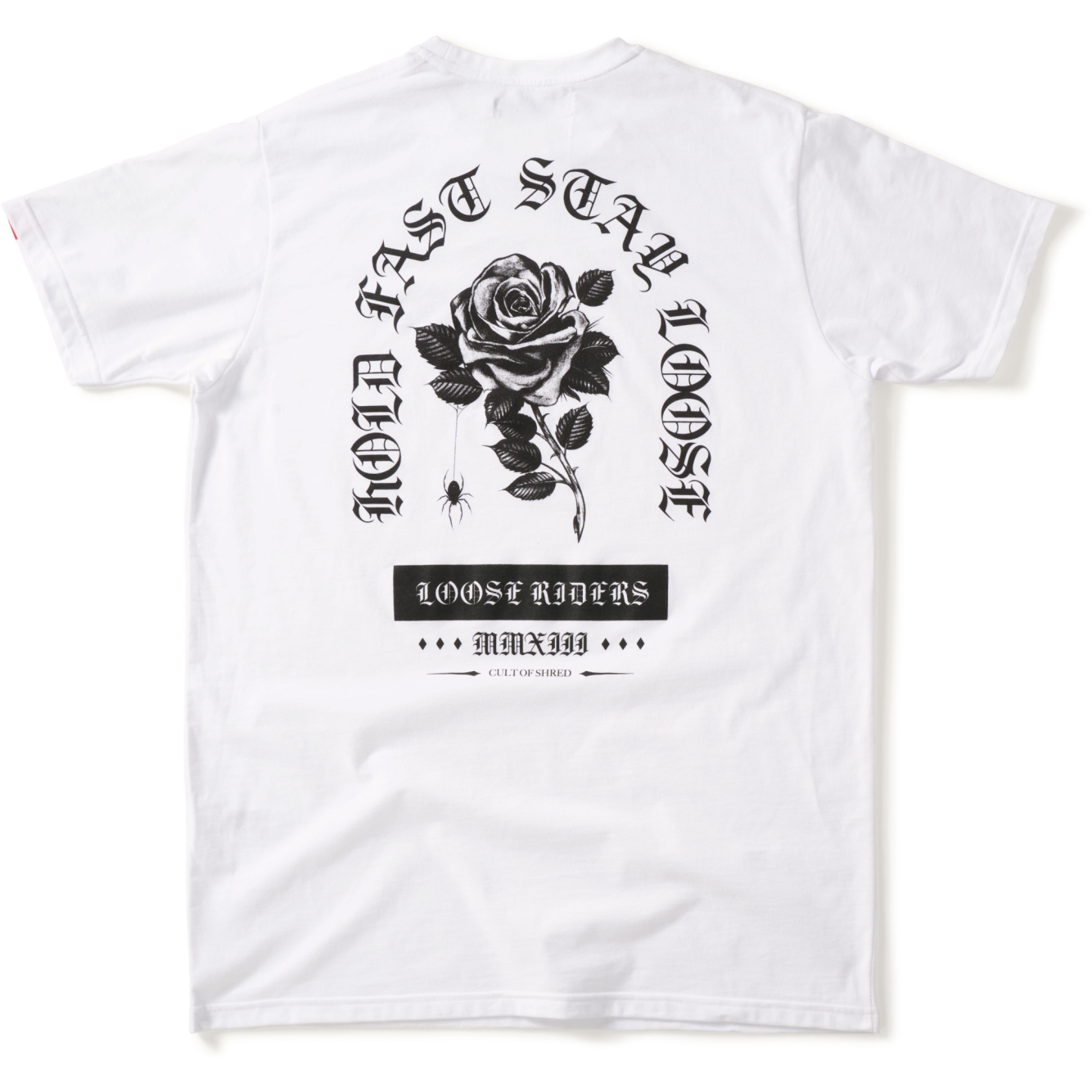 Picture of Loose Riders Graphic Tech Tee Men - Hold Fast Stay Loose White