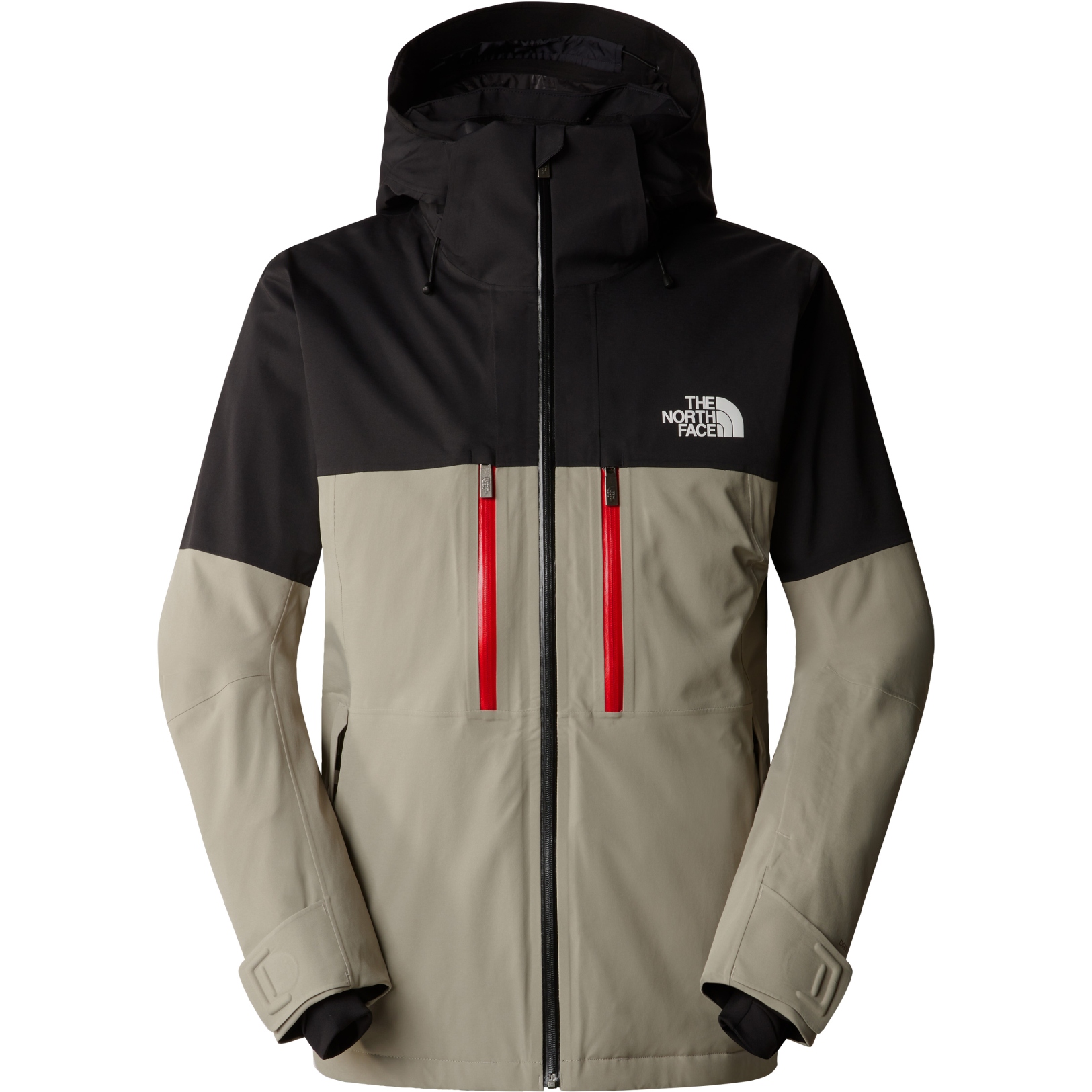 The North Face Chakal Jacket Men Clay Grey TNF Black BIKE24