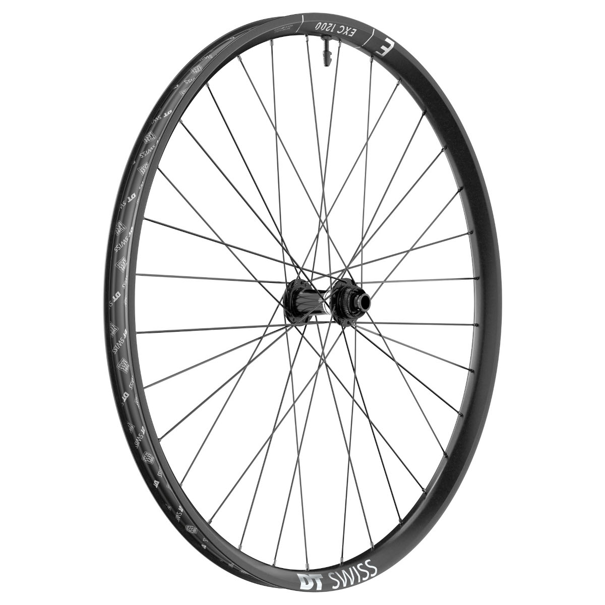 Picture of DT Swiss EXC 1200 CLASSIC Front Wheel - 27.5&quot; | Carbon | 30mm - Hookless | Centerlock - 15x110mm Boost