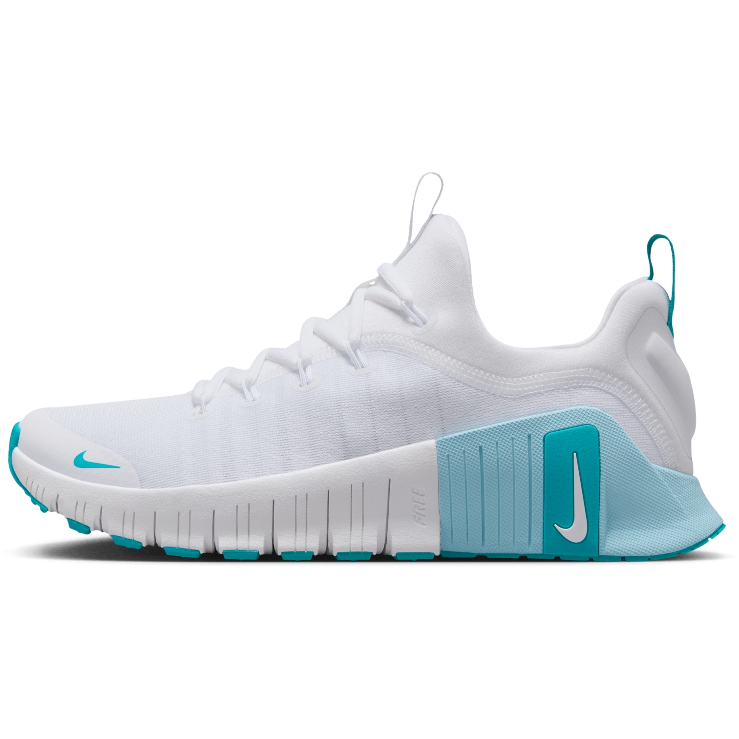 Produktbild von Nike Free Metcon 6 Trainingsschuhe Damen - white/dusty cactus-glacier blue FJ7126-107