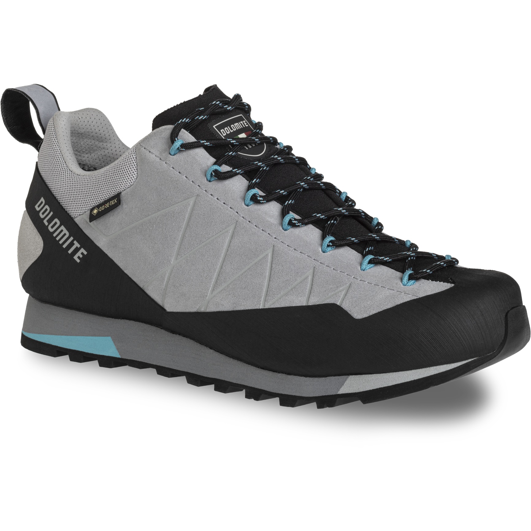 Picture of Dolomite Crodarossa Low GTX Women&#039;s Approach Shoes - aluminium grey/capri blue