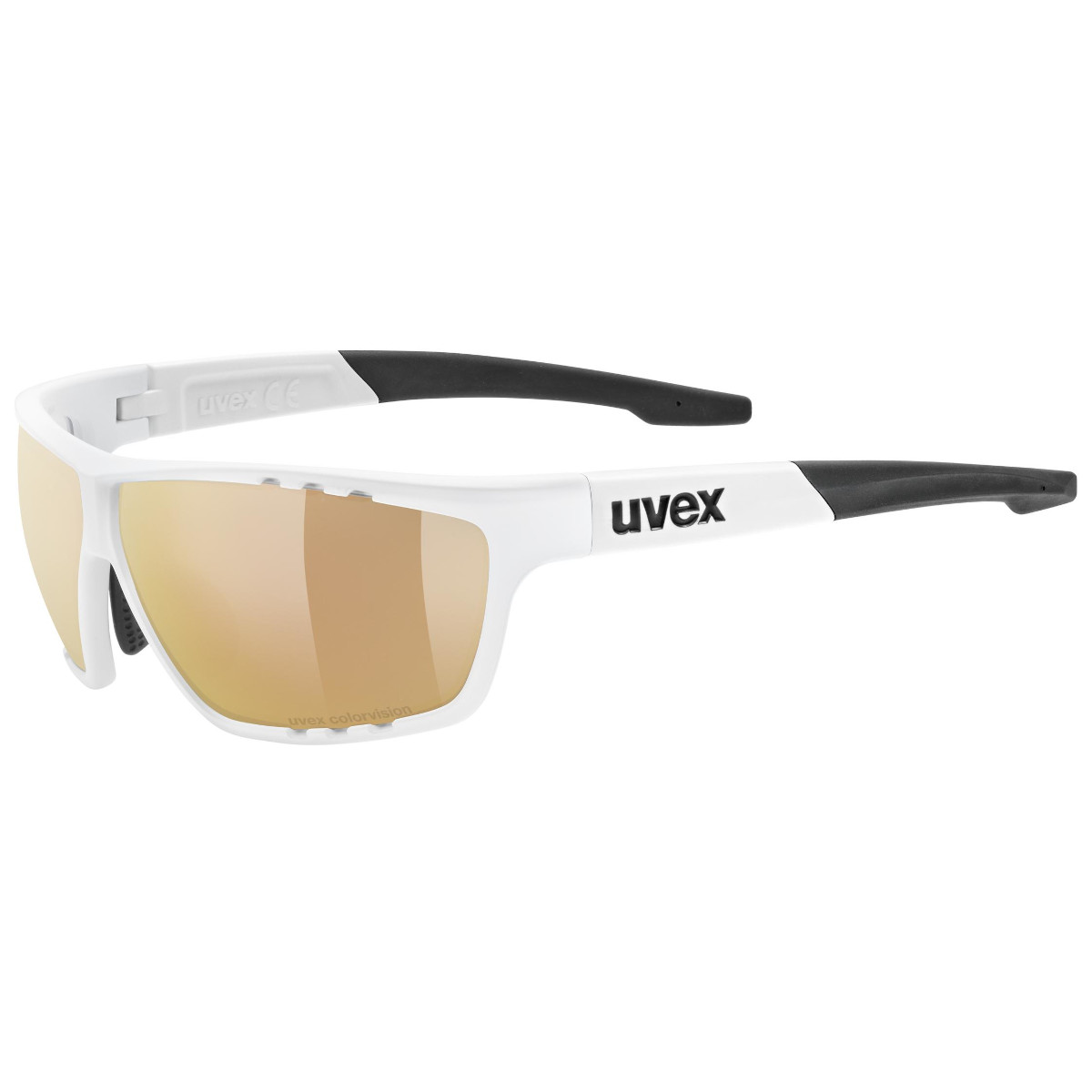 Produktbild von Uvex sportstyle 706 CV V Brille - white matt/litemirror red colorvision variomatic