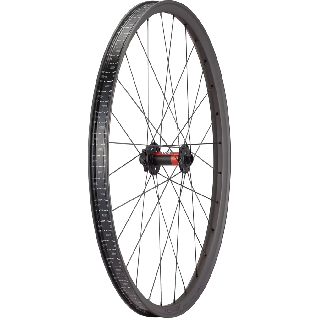 Picture of Specialized Roval Traverse HD 240 Carbon Front Wheel - 29&quot; | 6-Bolt | 15x110mm - Carbon/Black